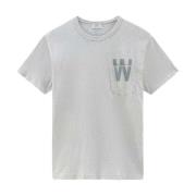 T-shirt Korte Mouw Woolrich -