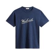 T-shirt Korte Mouw Woolrich -