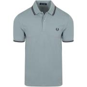 Polo Shirt Korte Mouw Fred Perry Polo Twin Tipped M3600 Blauw Z56