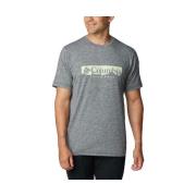 T-shirt Korte Mouw Columbia T-shirt Kwick Hike gris
