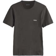 T-shirt Korte Mouw BOSS Cotton Basic T-Shirt Charcoal Grey