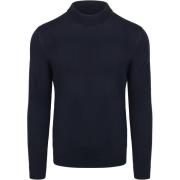 Trui Suitable Trui Cooldry Knit Turtleneck Navy