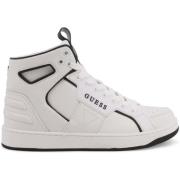 Hoge Sneakers Guess BASQET-FL7BSQ-LEA12 white