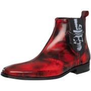 Laarzen Jeffery-West Chelsea-laarzen van gepolijst leer met schedel