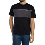 T-shirt Korte Mouw Lacoste Katoenen T-shirt met kleurblokken