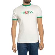 T-shirt Korte Mouw Trojan Ringer-T-shirt met logo
