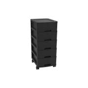 Trunks, opbergdozen Eda Plastique Meuble de rangement 5 tiroirs à roul...