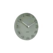 Klokken Karlsson Horloge murale On the Edge verte