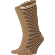 Socks Burlington Everyday 2-Pack Strepen Beige