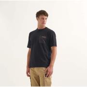 T-Shirt Lange Mouw Munich Collage Streetwear Black