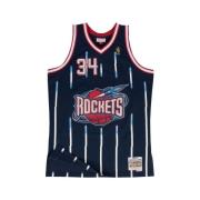 T-shirt Korte Mouw Mitchell And Ness Nba Houston Rockets Hakeem Olajuw...