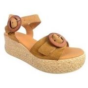 Espadrilles Eva Frutos Sandalia señora 3777 cuero