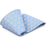 Schoenaccessoires Suitable Zijde Pochet Lichtblauw Print