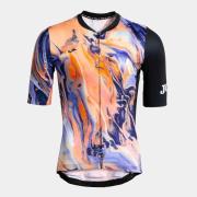 T-shirt Joma Fietsshirt joa crono cycling paars zwart fia