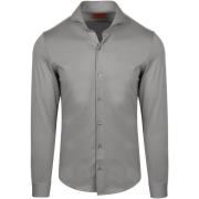 Overhemd Lange Mouw Suitable Sorona Overhemd Mid Grijs