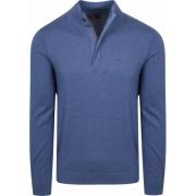 Trui New Zealand Auckland NZA Half Zip Trui Akar Melange Spring Blue