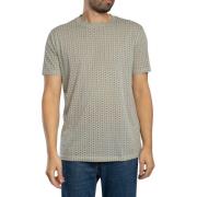 T-shirt Korte Mouw EAX Merk T-shirt met volledige print