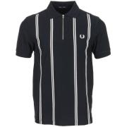 Polo Shirt Korte Mouw Fred Perry Vertical Stripe Polo Shirt