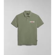 Polo Shirt Korte Mouw Napapijri E-AYLMER NP0A4HTN-GAE GREEN LIVHEN