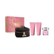 Geurset Versace Bright Crystal - 90ml keulen+Locion + Gel + Nec.