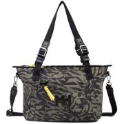 Handtas Munich Zone Crossby Tote Print Tiger Khaki 7113538