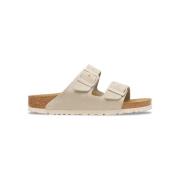 Sandalen BIRKENSTOCK Arizona Suede Leather Narrow - Oyster