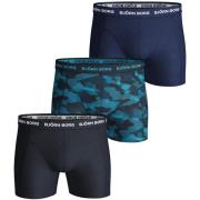 Boxers Björn Borg Cotton Stretch Boxers 3Pack Donkerblauw