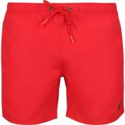 Bikini Suitable Badeshorts Plain Rot