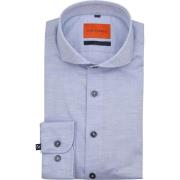 Overhemd Lange Mouw Suitable Melange Overhemd Lichtblauw