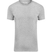 T-shirt Garage Stretch Basic Grijs O-Hals