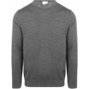 Trui Profuomo Pullover Merinowol Grijs