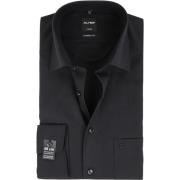 Overhemd Lange Mouw Olymp Luxor Shirt Extra Lange Mouwen Zwart