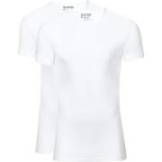 T-shirt Slater 2-pack Stretch V-hals T-shirt Wit