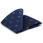 Schoenaccessoires Suitable Seidenkrawatte Blumen Navy