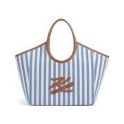 Handtas Karl Lagerfeld STRIPE CANVAS