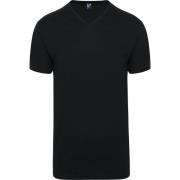 T-shirt Alan Red Vermont Extra Lang V-Hals T-Shirt Zwart 2Pack