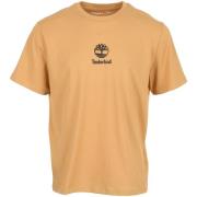 T-shirt Korte Mouw Timberland Print Stack Logo Short Ltbrn