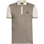 Polo Shirt Korte Mouw Trojan Mini polo shirt met pied-de-poule print e...
