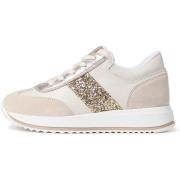 Lage Sneakers NeroGiardini Velour Perseo Osso Etoile Miele T.Glitter G...