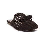 Slippers Hadel DARK BROWN