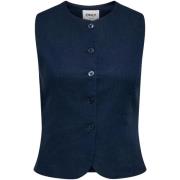 Gilet Only Onlgoa S/L Linen Bl Waistcoat Cc Tlr 15363724