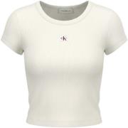 T-shirt Korte Mouw Calvin Klein Jeans A- WOVEN LABEL 2X2 R LV047C200G