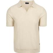 Polo Shirt Korte Mouw Suitable Knitted Polo Riva Harring Ecru