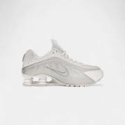 Lage Sneakers Nike Shox R4 White Metallic Silver (Women's)