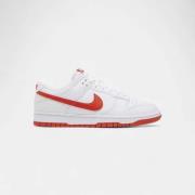 Lage Sneakers Nike Dunk Low Retro White Picante Red