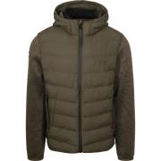 Donsjas Superdry Hooded Storm Jack Olive