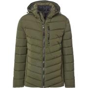 Trainingsjack Casa Moda Jas Hooded Puffer Olijfgroen