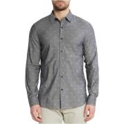 Overhemd Lange Mouw Guess Overhemden--Mannen