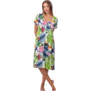 Pyjama's / nachthemden Admas Nachthemd met slipe mouwen Exotic Parrot