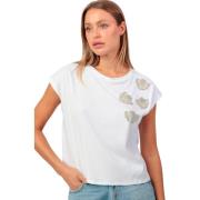 T-shirt Korte Mouw Admas T-shirt met slipe mouwen Shine Fun